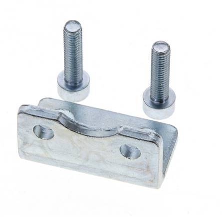 Foot Mount 16 mm ISO 21287 Zinc plated steel