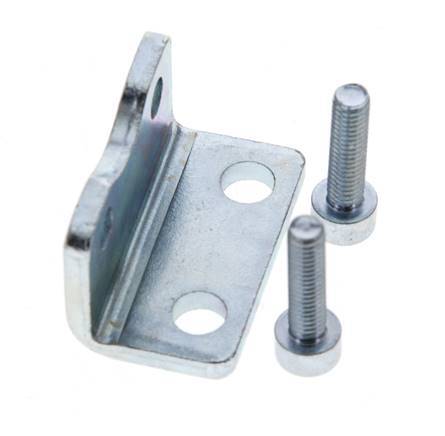 Foot Mount 16 mm ISO 21287 Zinc plated steel