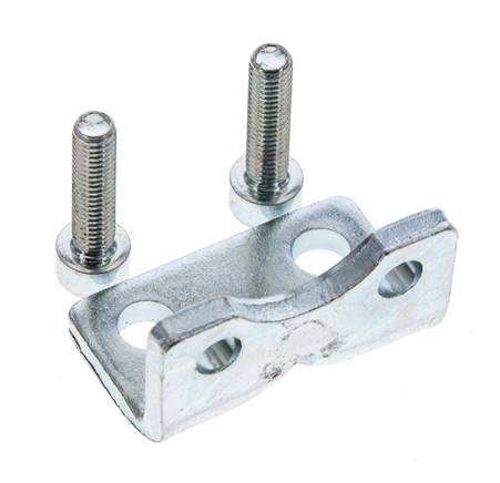 Foot Mount 20 mm ISO 21287 Zinc plated steel