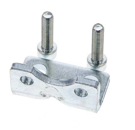 Foot Mount 20 mm ISO 21287 Zinc plated steel