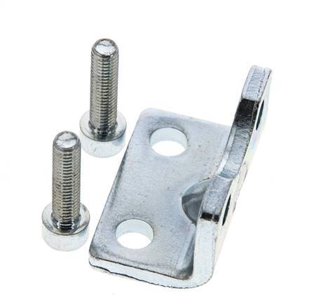 Foot Mount 20 mm ISO 21287 Zinc plated steel