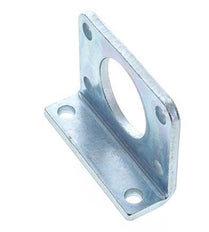 Foot Mount 50 mm Round Zinc plated steel