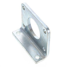 Foot Mount 63 mm Round Zinc plated steel