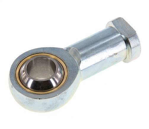 Spherical Rod-end M27 x 2 Female Zinc plated steel