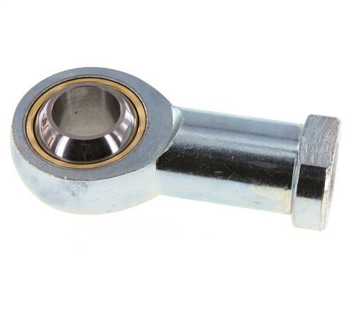 Spherical Rod-end M27 x 2 Female Zinc plated steel