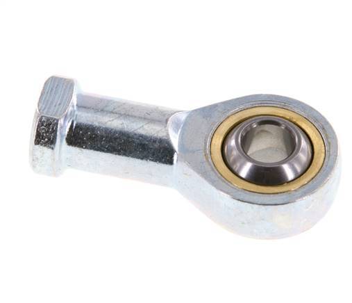 Spherical Rod-end M8 Female Zinc plated steel