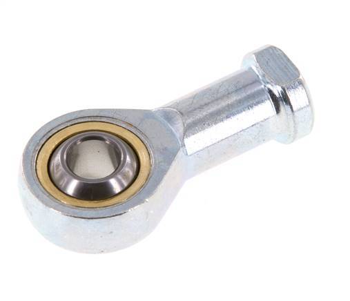 Spherical Rod-end M8 Female Zinc plated steel