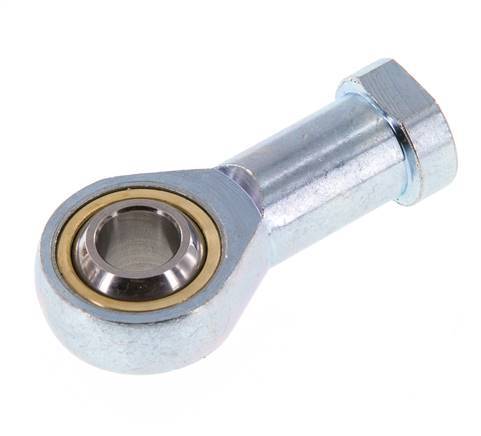 Spherical Rod-end M12 x 1.25 Female Zinc plated steel