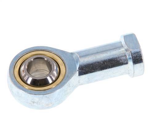 Spherical Rod-end M10 Female Zinc plated steel