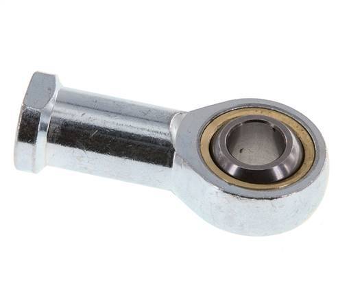 Spherical Rod-end M12 Female Zinc plated steel