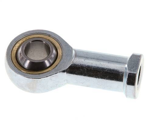 Spherical Rod-end M12 Female Zinc plated steel