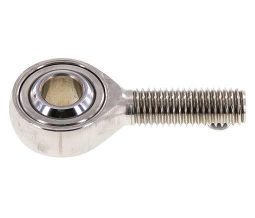Spherical Rod-end M12 Male Stainless steel 304 (1.4301)
