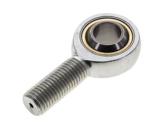Spherical Rod-end M20 Male Zinc plated steel