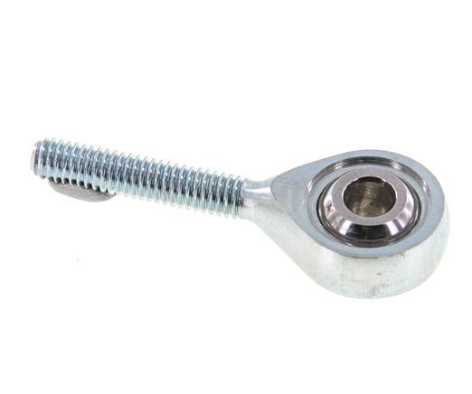 Spherical Rod-end M4 Male Zinc plated steel