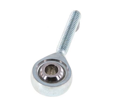 Spherical Rod-end M4 Male Zinc plated steel
