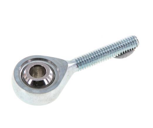 Spherical Rod-end M4 Male Zinc plated steel