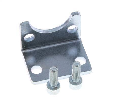 Foot Mount 32 mm ISO 15552 ISO 21287 Zinc plated steel