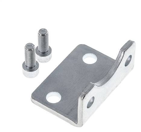 Foot Mount 50 mm ISO 15552 ISO 21287 Zinc plated steel