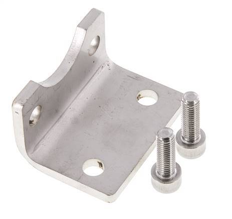 Foot Mount 50 mm ISO 15552 Stainless steel 316 (1.4401)