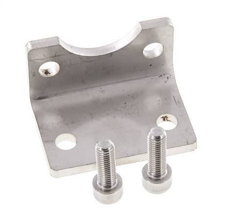 Foot Mount 50 mm ISO 15552 Stainless steel 316 (1.4401)