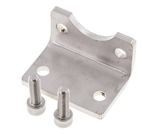 Foot Mount 50 mm ISO 15552 Stainless steel 316 (1.4401)