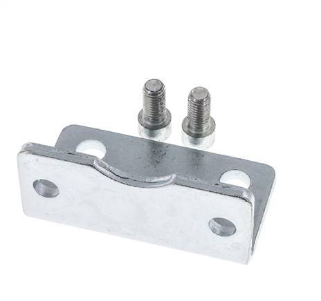 Foot Mount 80 mm ISO 15552 ISO 21287 Zinc plated steel