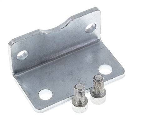 Foot Mount 80 mm ISO 15552 ISO 21287 Zinc plated steel