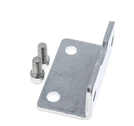 Foot Mount 80 mm ISO 15552 ISO 21287 Zinc plated steel