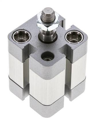 ISO 21287 Compact Double Acting Cylinder 20-10mm - Magnetic - Male Rod