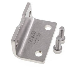 Foot Mount 80 mm ISO 15552 Stainless steel 316 (1.4401)