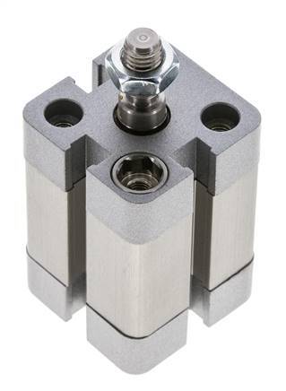 ISO 21287 Compact Double Acting Cylinder 20-15mm - Magnetic - Male Rod