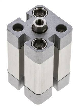 ISO 21287 Compact Double Acting Cylinder 20-20mm - Magnetic