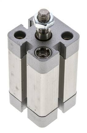 ISO 21287 Compact Double Acting Cylinder 20-30mm - Magnetic - Male Rod