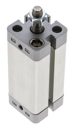 ISO 21287 Compact Double Acting Cylinder 20-50mm - Magnetic - Male Rod