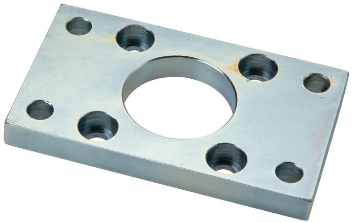 Flange for 32 mm ISO 15552 Cylinder Stainless steel 316 (1.4401)