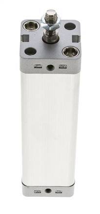ISO 21287 Compact Double Acting Cylinder 25-100mm - Magnetic - Male Rod