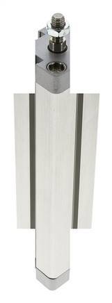 ISO 21287 Compact Double Acting Cylinder 25-150mm - Magnetic - Male Rod