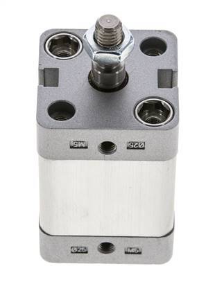 ISO 21287 Compact Double Acting Cylinder 25-20mm - Magnetic - Male Rod