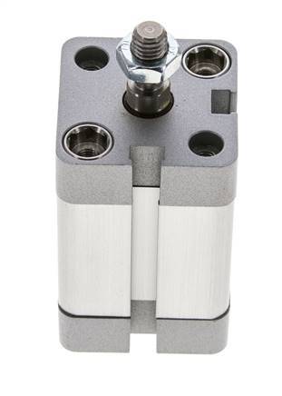 ISO 21287 Compact Double Acting Cylinder 25-25mm - Magnetic - Male Rod