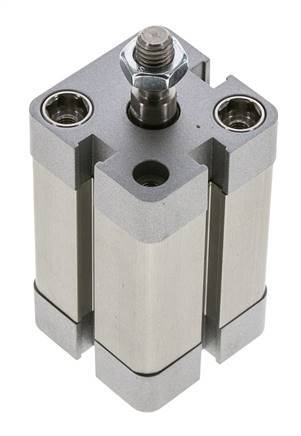 ISO 21287 Compact Double Acting Cylinder 25-30mm - Magnetic - Male Rod