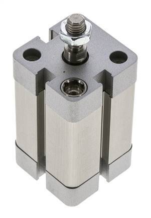 ISO 21287 Compact Double Acting Cylinder 25-30mm - Magnetic - Male Rod