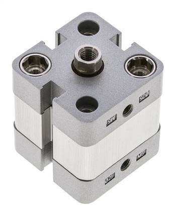 ISO 21287 Compact Double Acting Cylinder 25-5mm - Magnetic