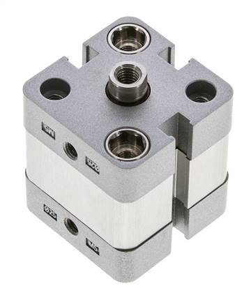 ISO 21287 Compact Double Acting Cylinder 25-5mm - Magnetic