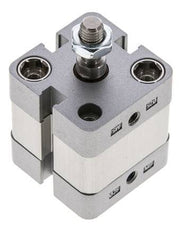 ISO 21287 Compact Double Acting Cylinder 25-5mm - Magnetic - Male Rod