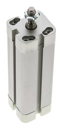 ISO 21287 Compact Double Acting Cylinder 25-80mm - Magnetic - Male Rod