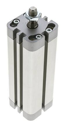ISO 21287 Compact Double Acting Cylinder 32-100mm - Magnetic - Male Rod