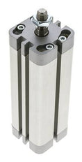 ISO 21287 Compact Double Acting Cylinder 32-100mm - Magnetic - Male Rod