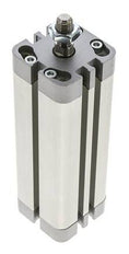 ISO 21287 Compact Double Acting Cylinder 32-100mm - Magnetic - Male Rod