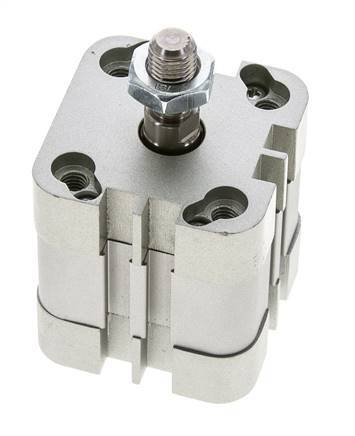 ISO 21287 Compact Double Acting Cylinder 32-10mm - Magnetic - Male Rod