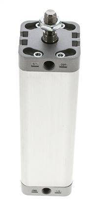 ISO 21287 Compact Double Acting Cylinder 32-125mm - Magnetic - Male Rod